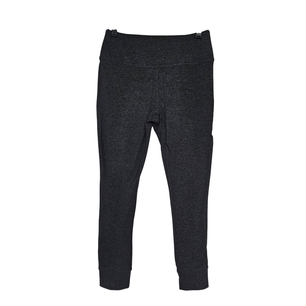 Calme Gray Heathered Athleisure Jogger Pants Women's Medium Yoga Gym Workout